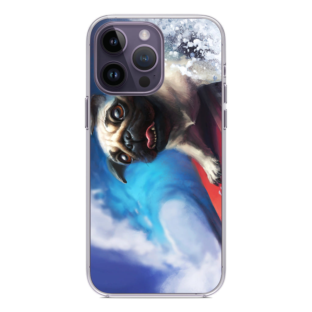 Pug Surfers iPhone 14 Pro / 14 Pro Max Case