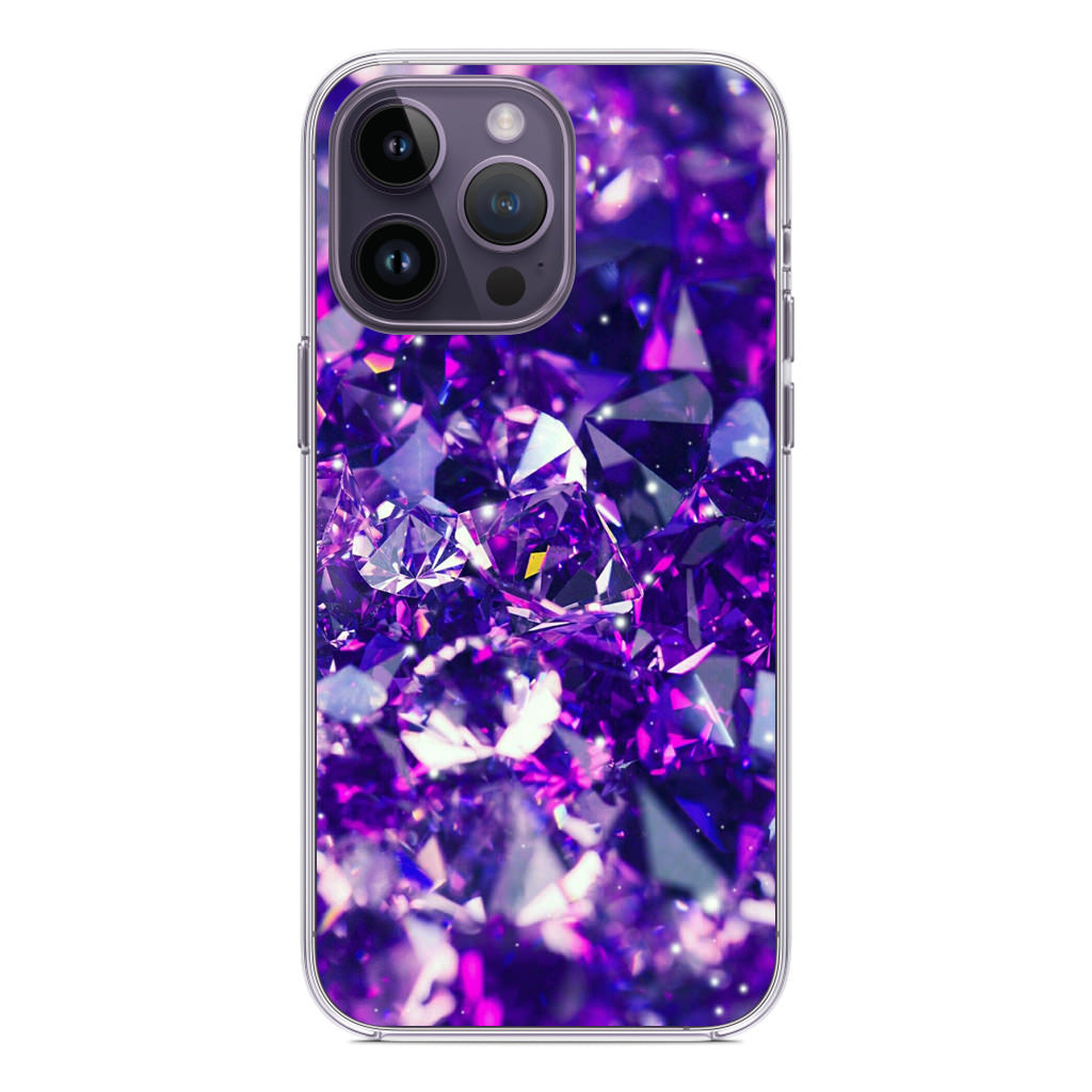 Purple Crystal iPhone 14 Pro / 14 Pro Max Case