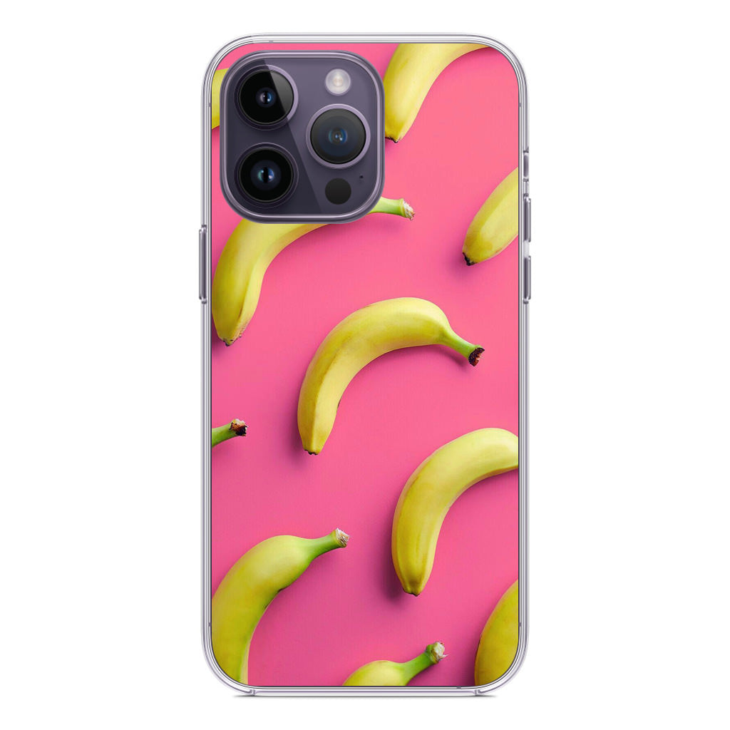 Real Bananas Fruit Pattern iPhone 14 Pro / 14 Pro Max Case