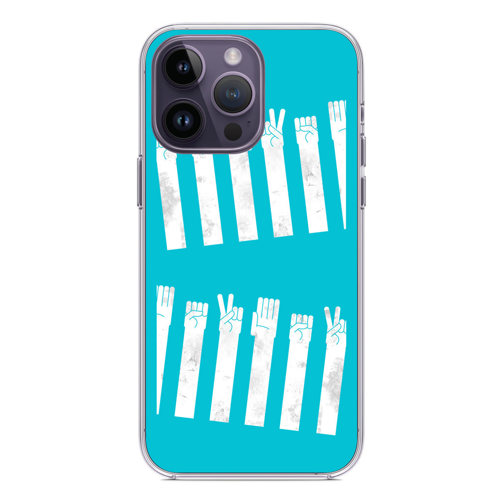 Rock–paper–scissors Zebra Crossing iPhone 14 Pro / 14 Pro Max Case