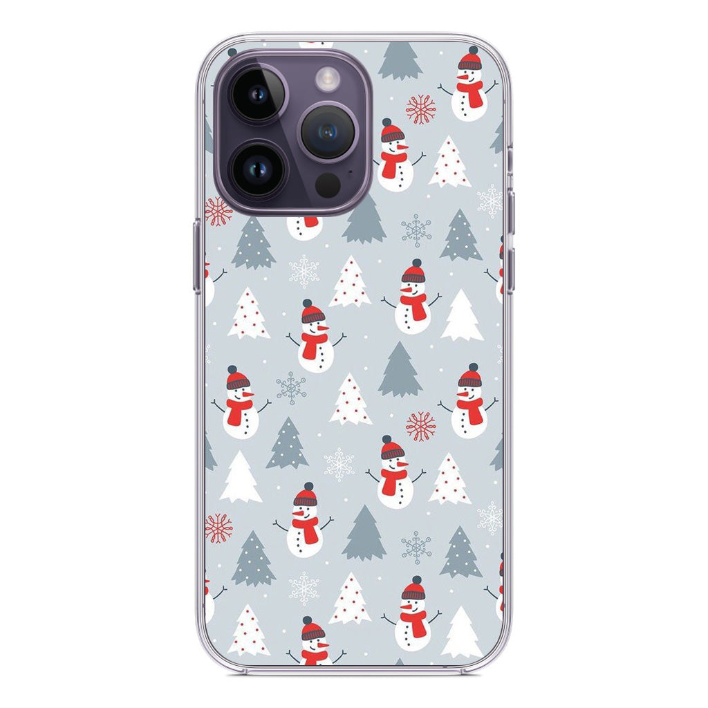 Snowmans Pattern iPhone 14 Pro / 14 Pro Max Case