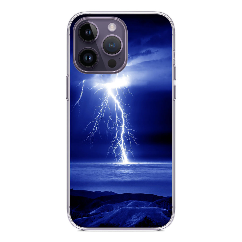 Thunder Over The Sea iPhone 14 Pro / 14 Pro Max Case