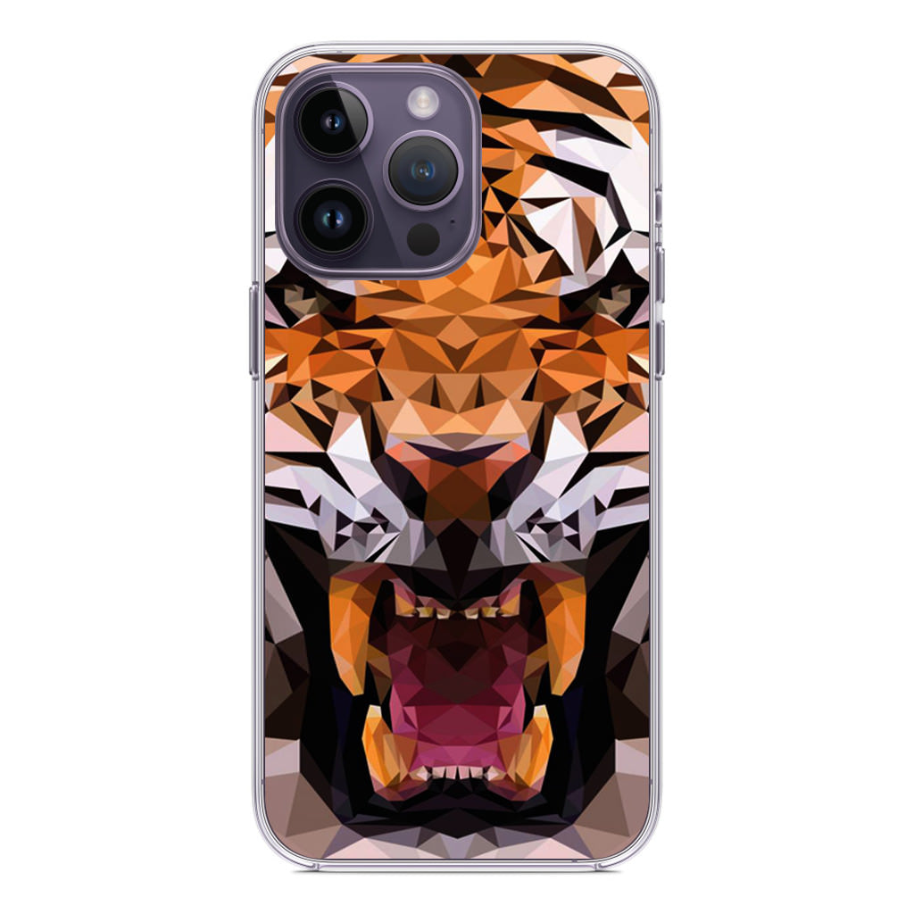 Tiger Polygon iPhone 14 Pro / 14 Pro Max Case