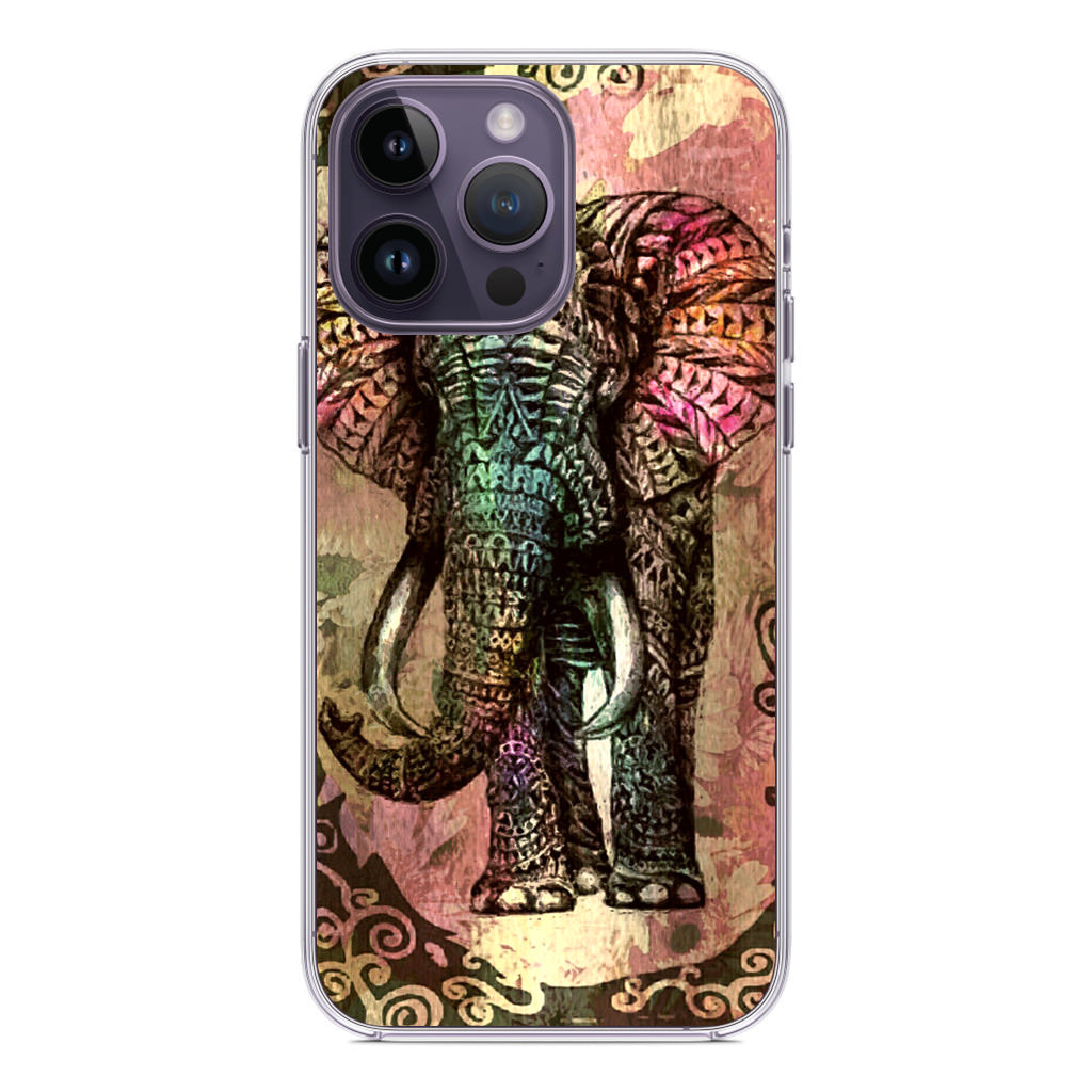 Tribal Elephant iPhone 14 Pro / 14 Pro Max Case