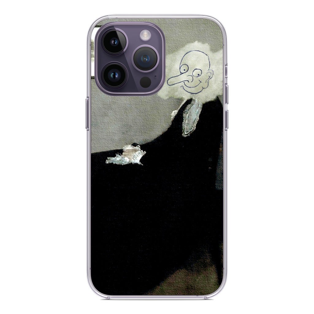 Whistler's Mother by Mr. Bean iPhone 14 Pro / 14 Pro Max Case