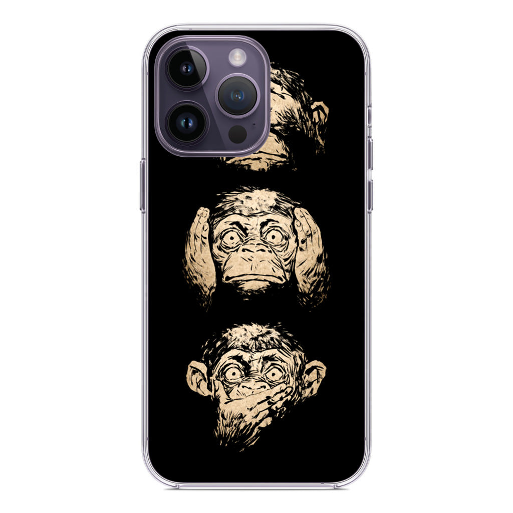 3 Wise Monkey iPhone 14 Pro / 14 Pro Max Case