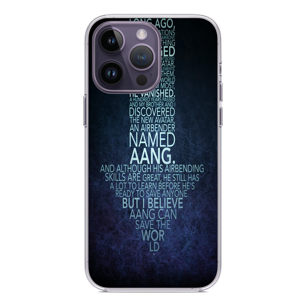 Avatar Quotes iPhone 14 Pro / 14 Pro Max Case