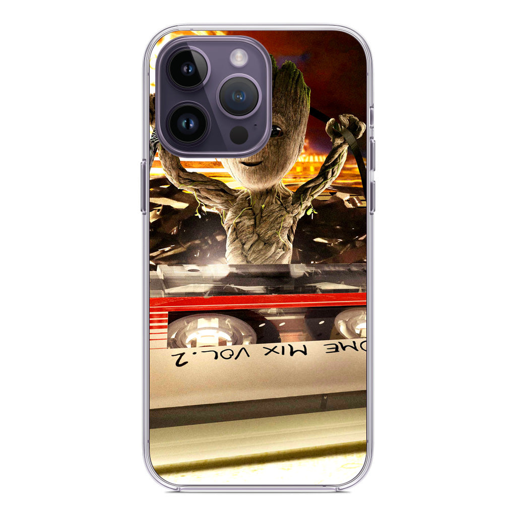 Baby Groot Mix Vol 2 iPhone 14 Pro / 14 Pro Max Case