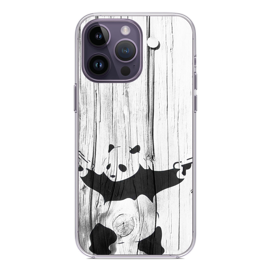 Banksy Graffiti Panda iPhone 14 Pro / 14 Pro Max Case