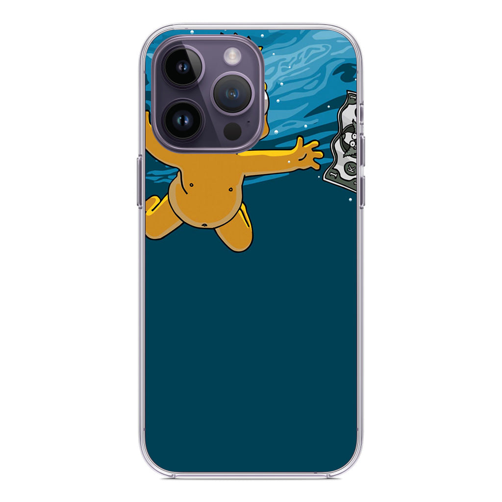 Bart Swimming For Money iPhone 14 Pro / 14 Pro Max Case