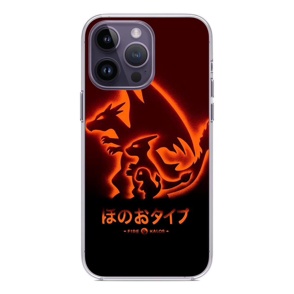 Charmander Charizard iPhone 14 Pro / 14 Pro Max Case