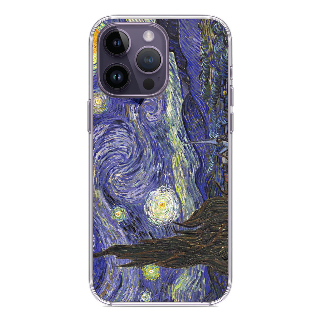 Dr Who Tardis In Van Gogh Starry Night iPhone 14 Pro / 14 Pro Max Case