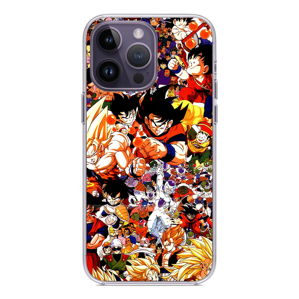 Dragon Ball All Characters iPhone 14 Pro / 14 Pro Max Case