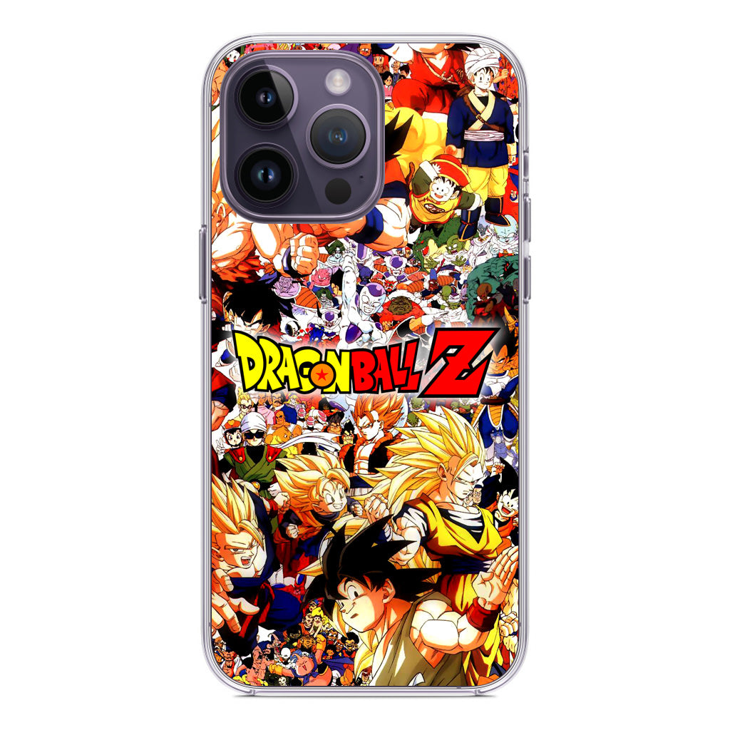 Dragon Ball Z All Characters iPhone 14 Pro / 14 Pro Max Case