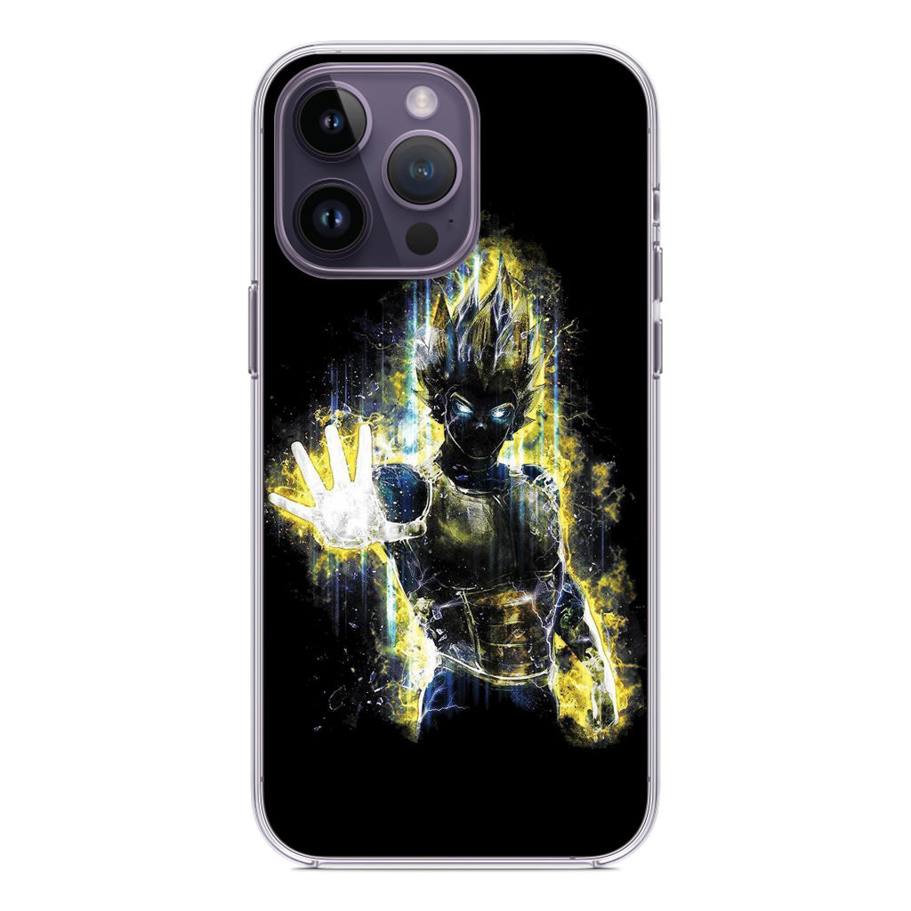 Dragon Ball Z Vegeta Bad Saiyan Prince iPhone 14 Pro / 14 Pro Max Case