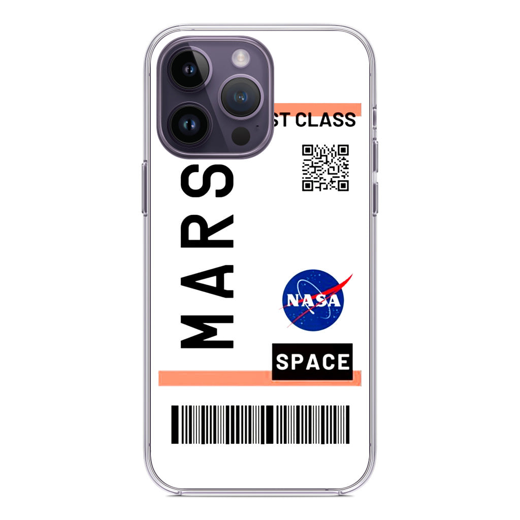 First Class Ticket To Mars iPhone 14 Pro / 14 Pro Max Case