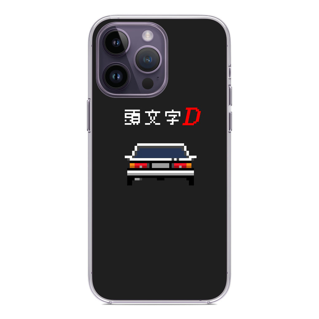 Initial D Pixel Art iPhone 14 Pro / 14 Pro Max Case