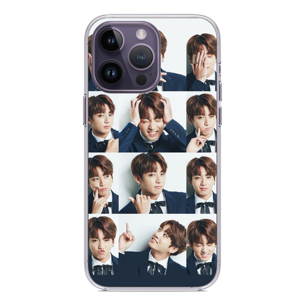 Jungkook Collage iPhone 14 Pro / 14 Pro Max Case