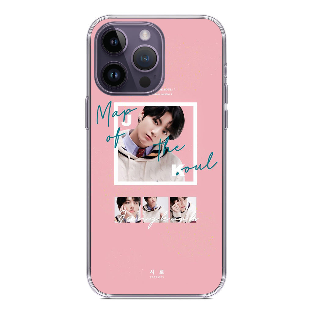 Jungkook Map Of The Soul BTS iPhone 14 Pro / 14 Pro Max Case