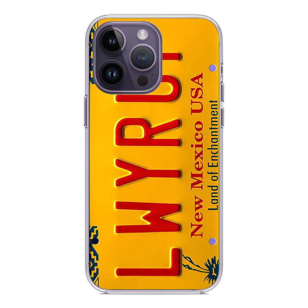 LWYRUP License Plate iPhone 14 Pro / 14 Pro Max Case