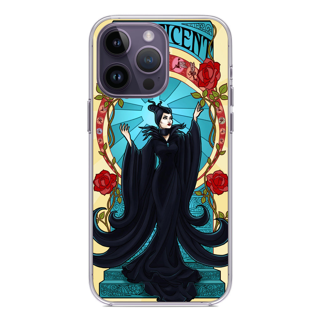 Maleficent With Flower iPhone 14 Pro / 14 Pro Max Case