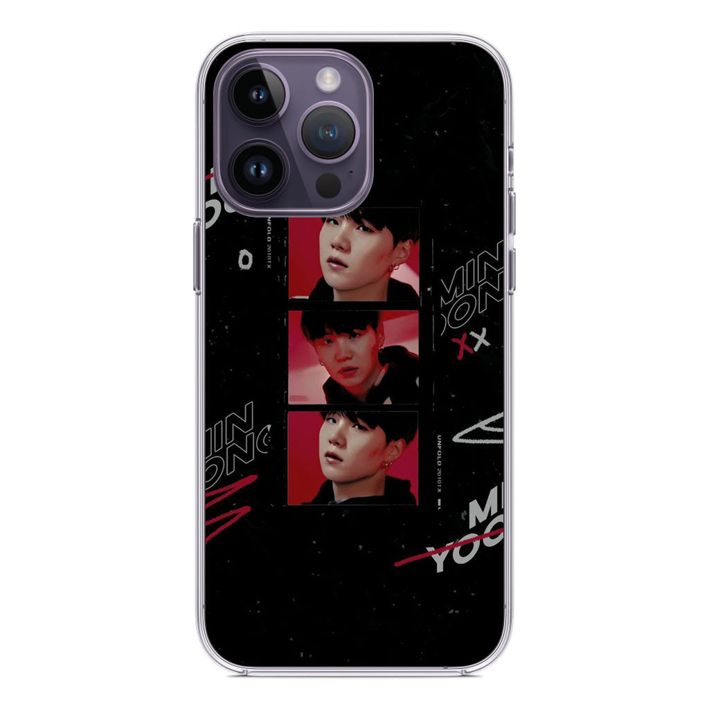 Min Yoongi iPhone 14 Pro / 14 Pro Max Case