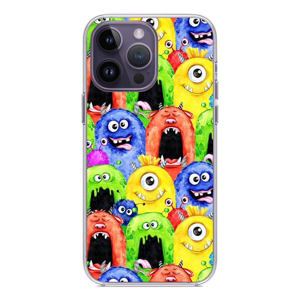 Monster Watercolor Art iPhone 14 Pro / 14 Pro Max Case