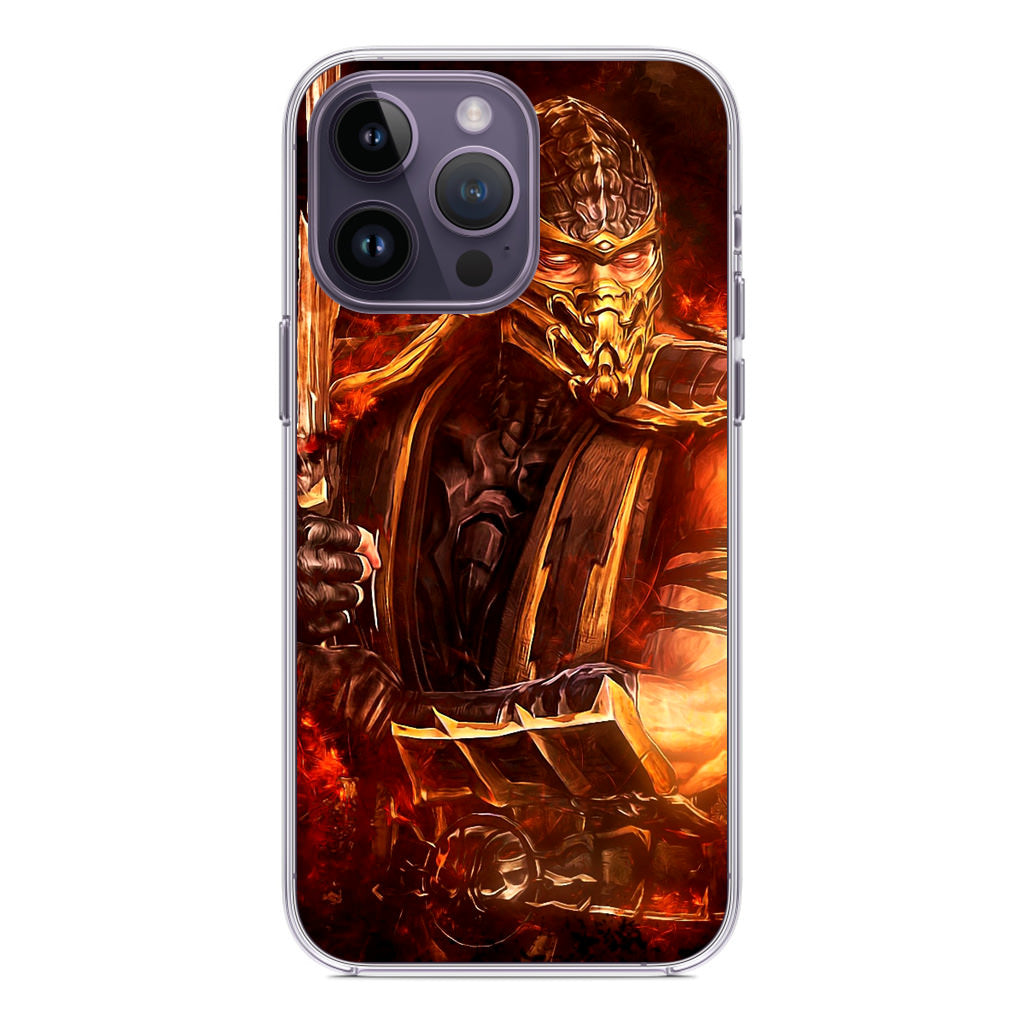 Mortal Kombat Scorpion iPhone 14 Pro / 14 Pro Max Case