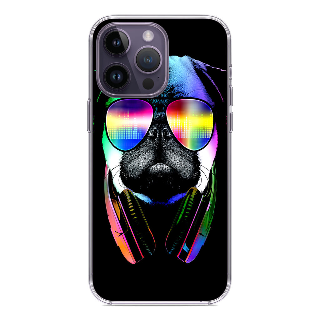 Music Lover Pug V iPhone 14 Pro / 14 Pro Max Case