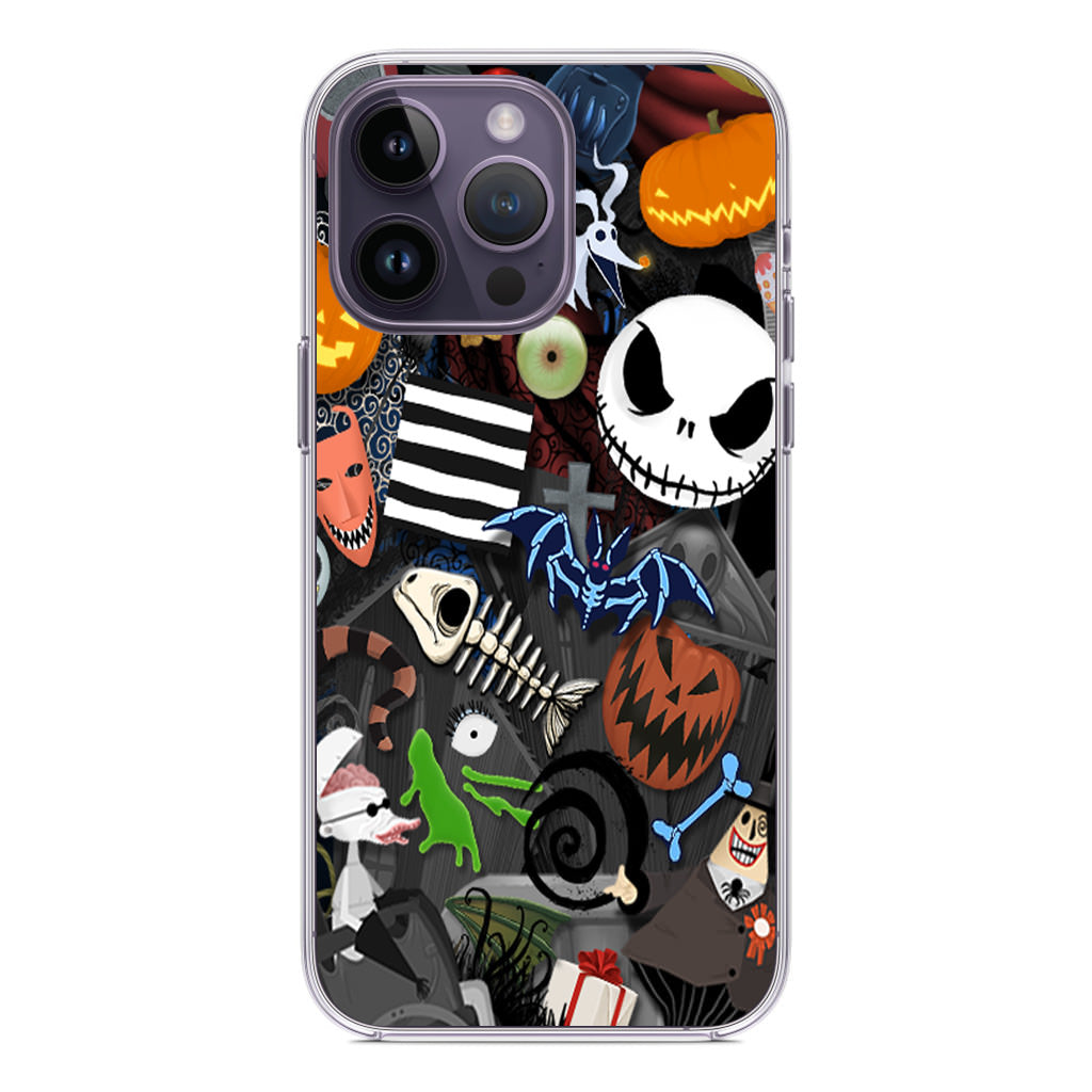 Nightmare Before Chrismast Collage iPhone 14 Pro / 14 Pro Max Case