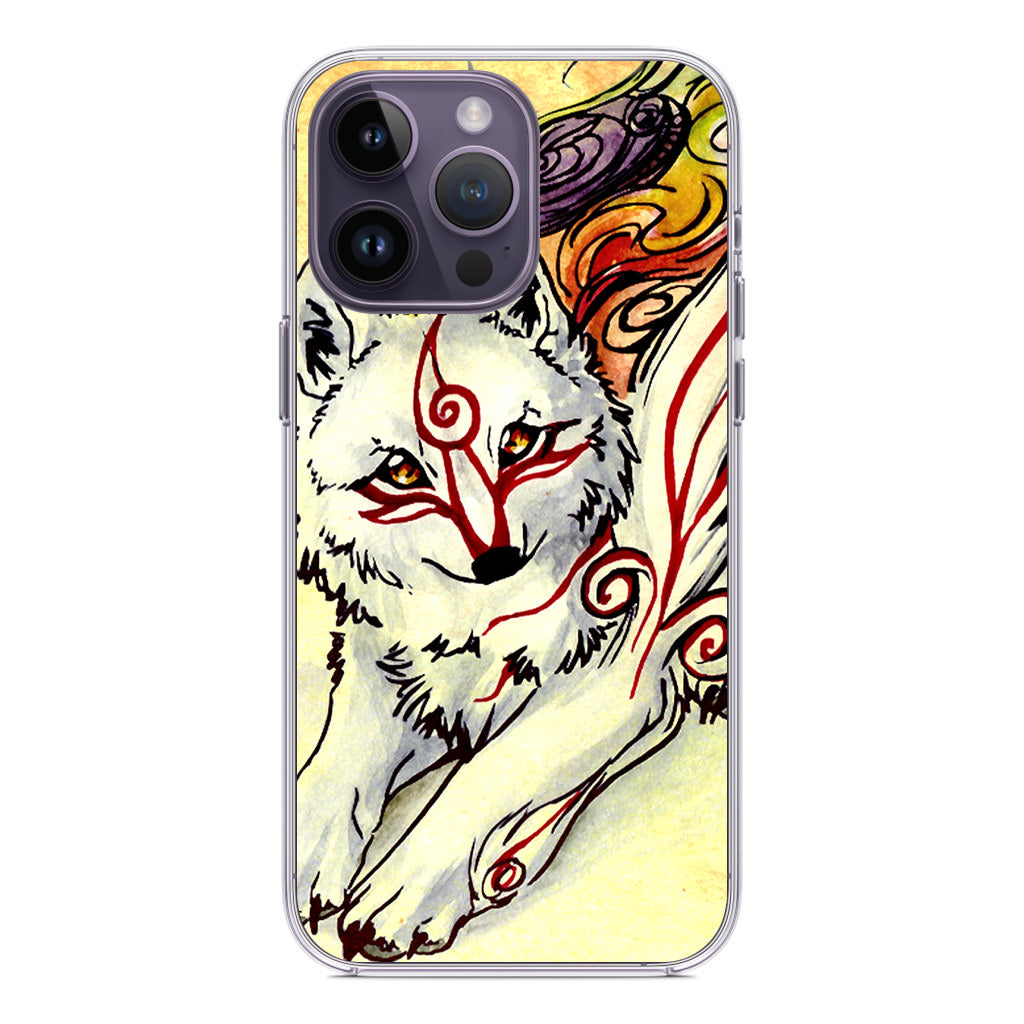 Okami Amaterasu iPhone 14 Pro / 14 Pro Max Case