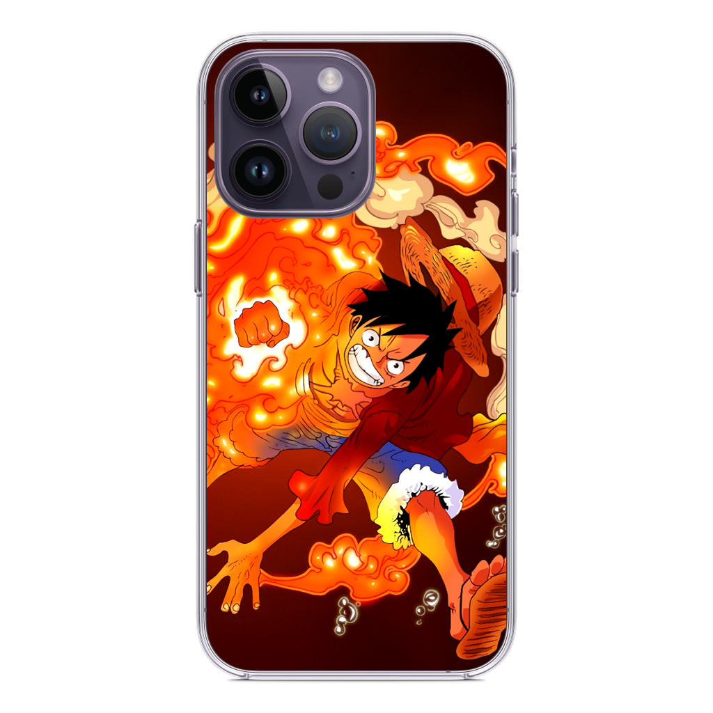 One Piece Luffy Red Hawk iPhone 14 Pro / 14 Pro Max Case