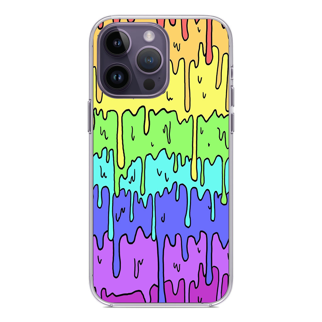 Pastel Kawaii Melting Rainbow iPhone 14 Pro / 14 Pro Max Case