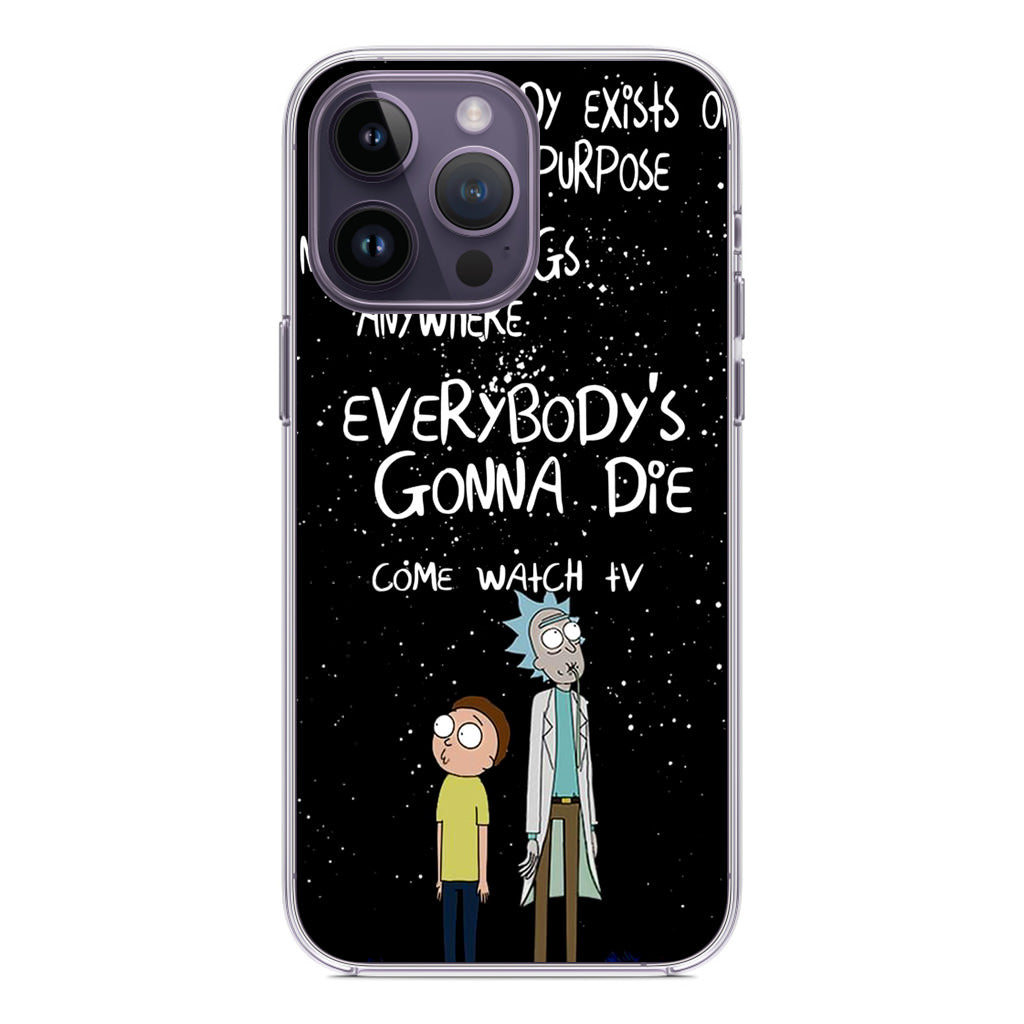 Rick And Morty Quotes iPhone 14 Pro / 14 Pro Max Case