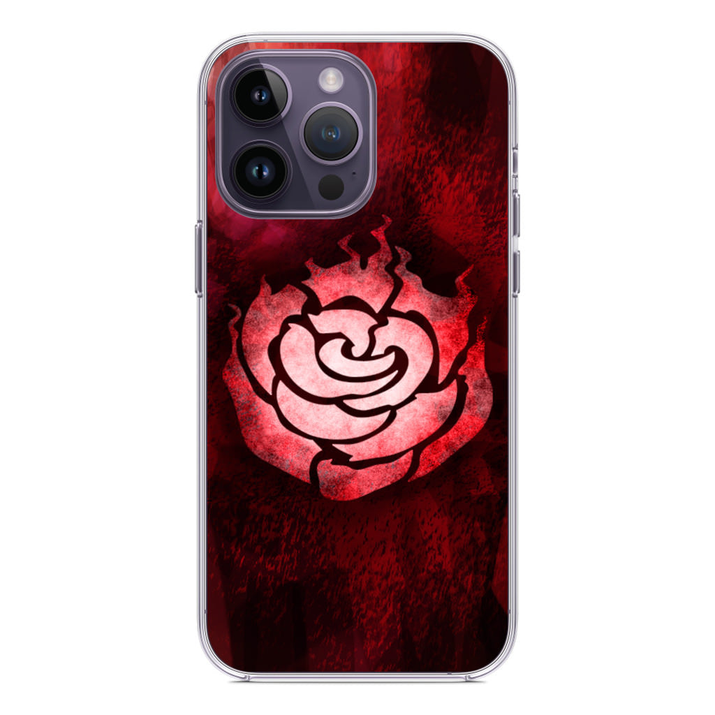 RWBY Ruby Rose Symbol iPhone 14 Pro / 14 Pro Max Case