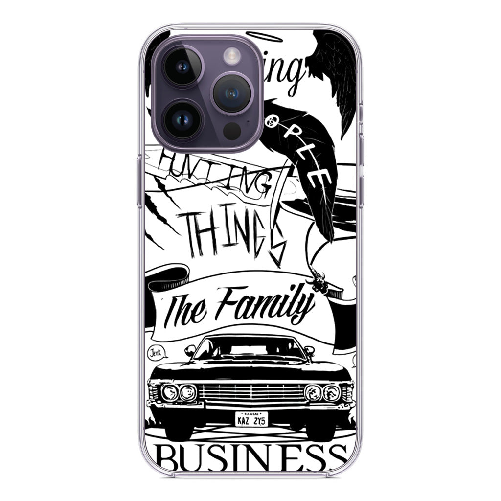 Supernatural Family Business Saving People iPhone 14 Pro / 14 Pro Max Case