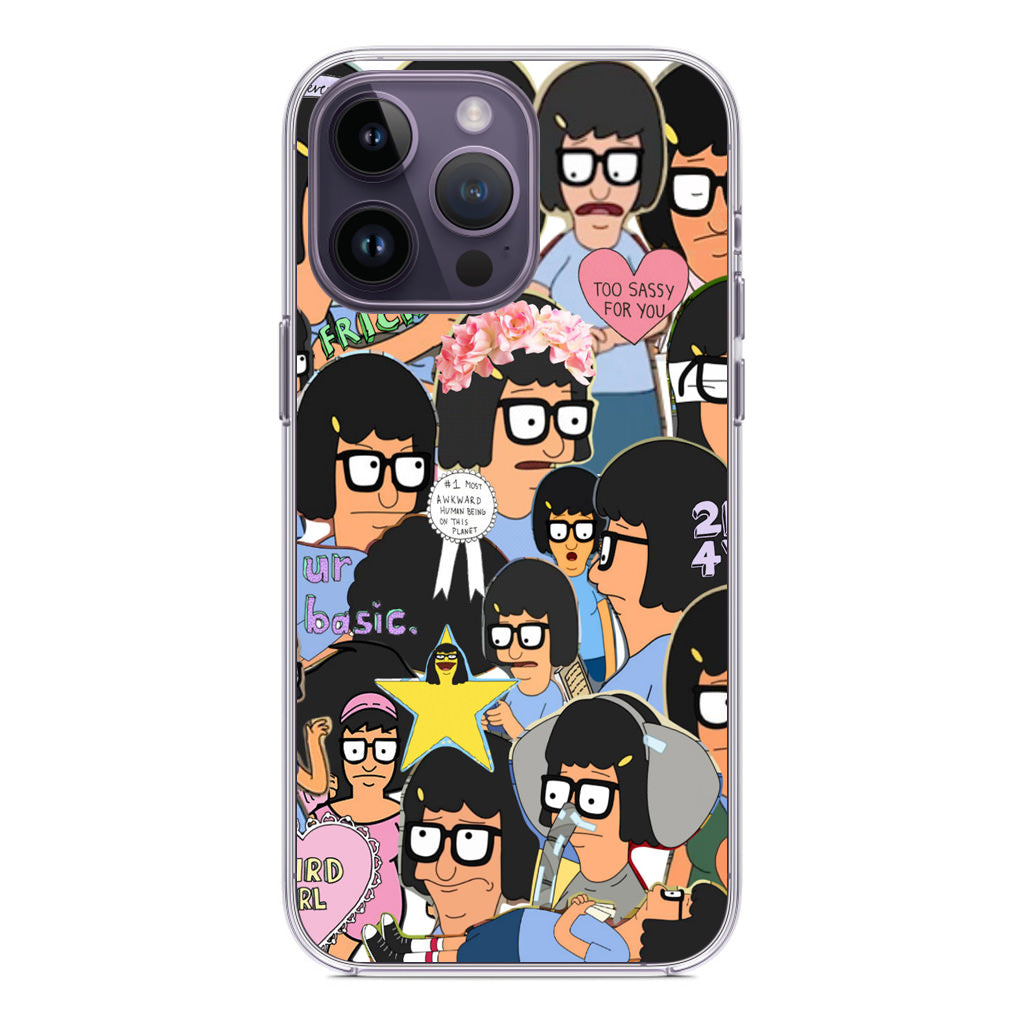 Tina Belcher Collage iPhone 14 Pro / 14 Pro Max Case