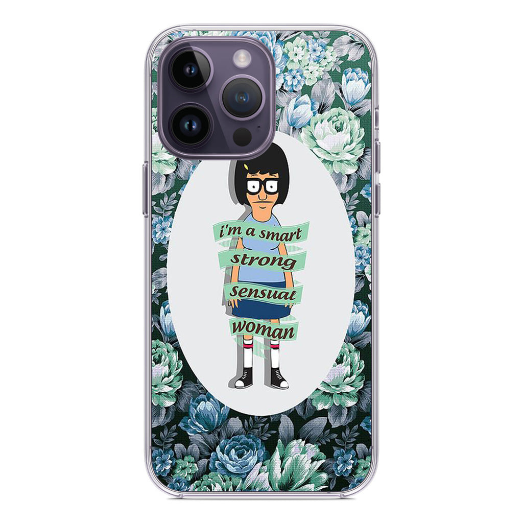 Tina Belcher Flower Woman Quotes iPhone 14 Pro / 14 Pro Max Case