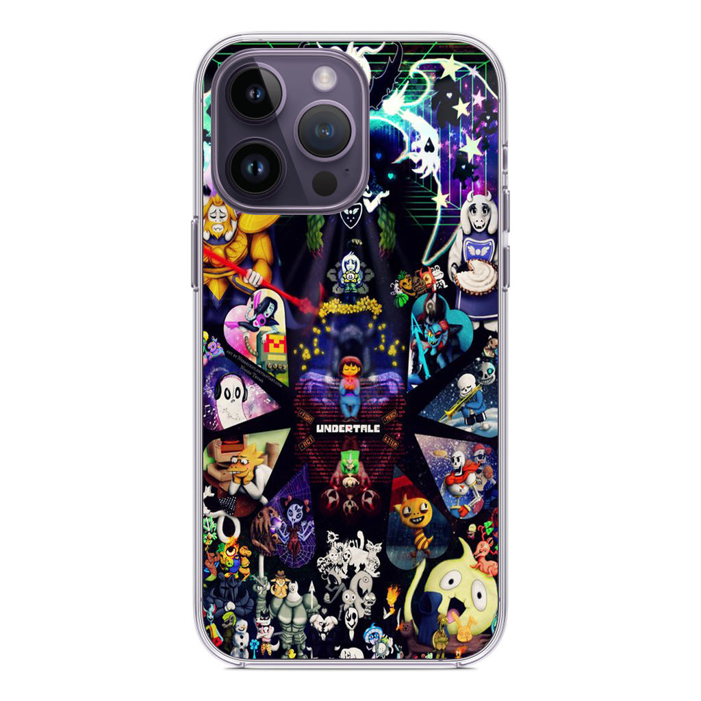 Undertale All Characters iPhone 14 Pro / 14 Pro Max Case