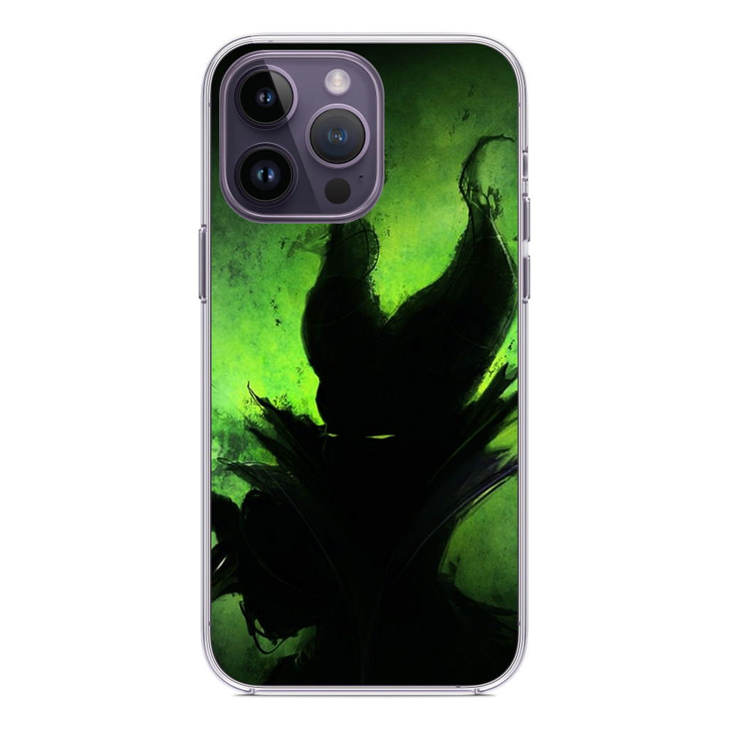 Villains Maleficent Silhouette iPhone 14 Pro / 14 Pro Max Case