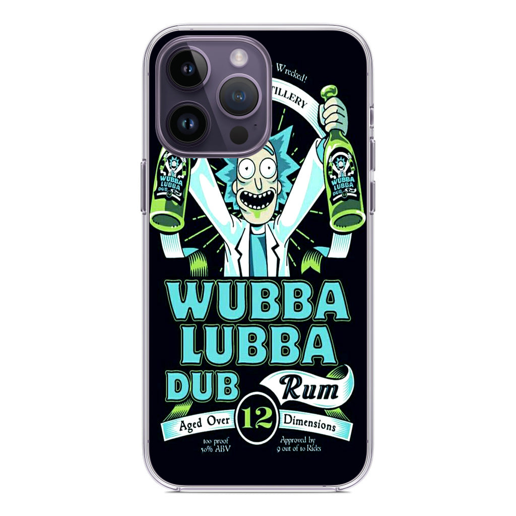 Wubba Lubba Dub Rum iPhone 14 Pro / 14 Pro Max Case