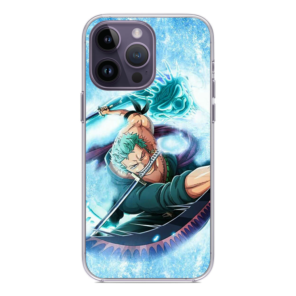 Zoro The Dragon Swordsman iPhone 14 Pro / 14 Pro Max Case