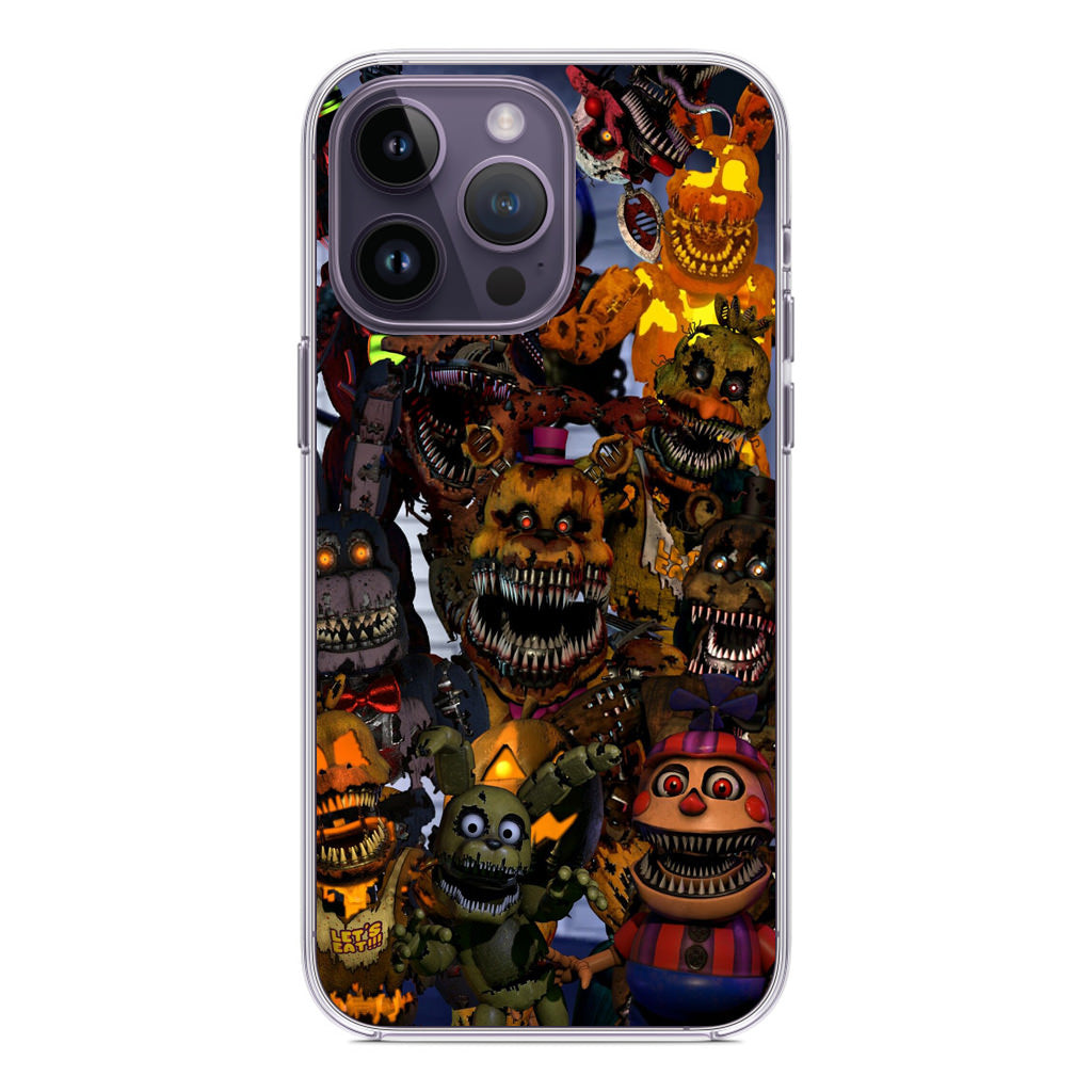 Five Nights at Freddy's Scary Characters iPhone 14 Pro / 14 Pro Max Case