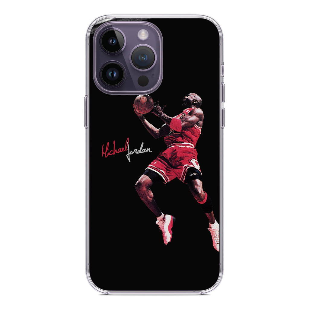 Michael Jordan Epic Jump iPhone 14 Pro / 14 Pro Max Case