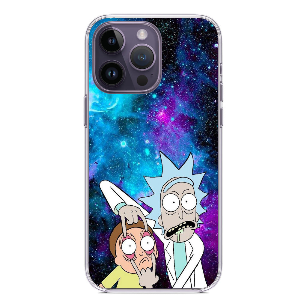 Rick And Morty Open Your Eyes iPhone 14 Pro / 14 Pro Max Case