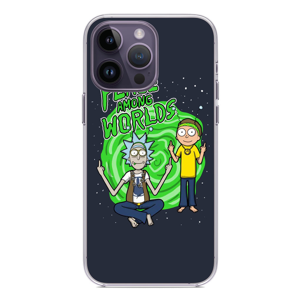 Rick And Morty Peace Among Worlds iPhone 14 Pro / 14 Pro Max Case