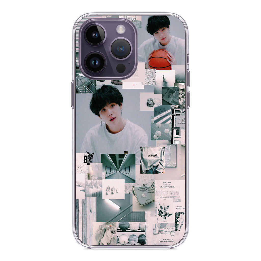 Suga College Wallpaper iPhone 14 Pro / 14 Pro Max Case