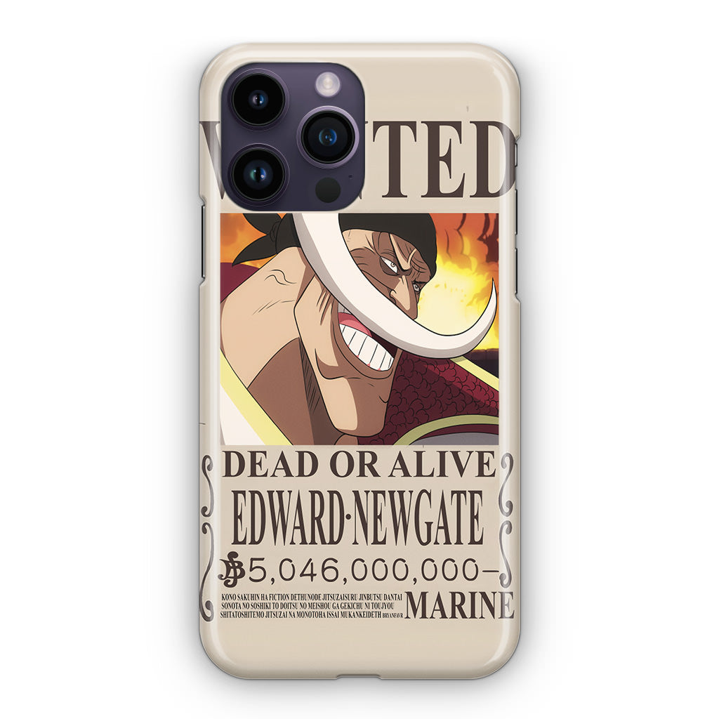 Edward Newgate Bounty iPhone 14 Pro / 14 Pro Max Case