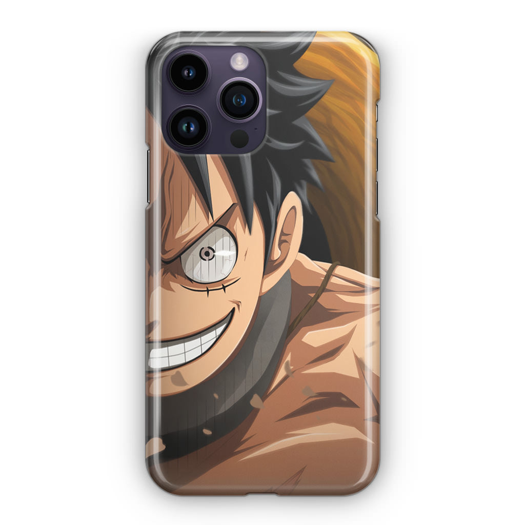 Luffy Half Smile iPhone 14 Pro / 14 Pro Max Case