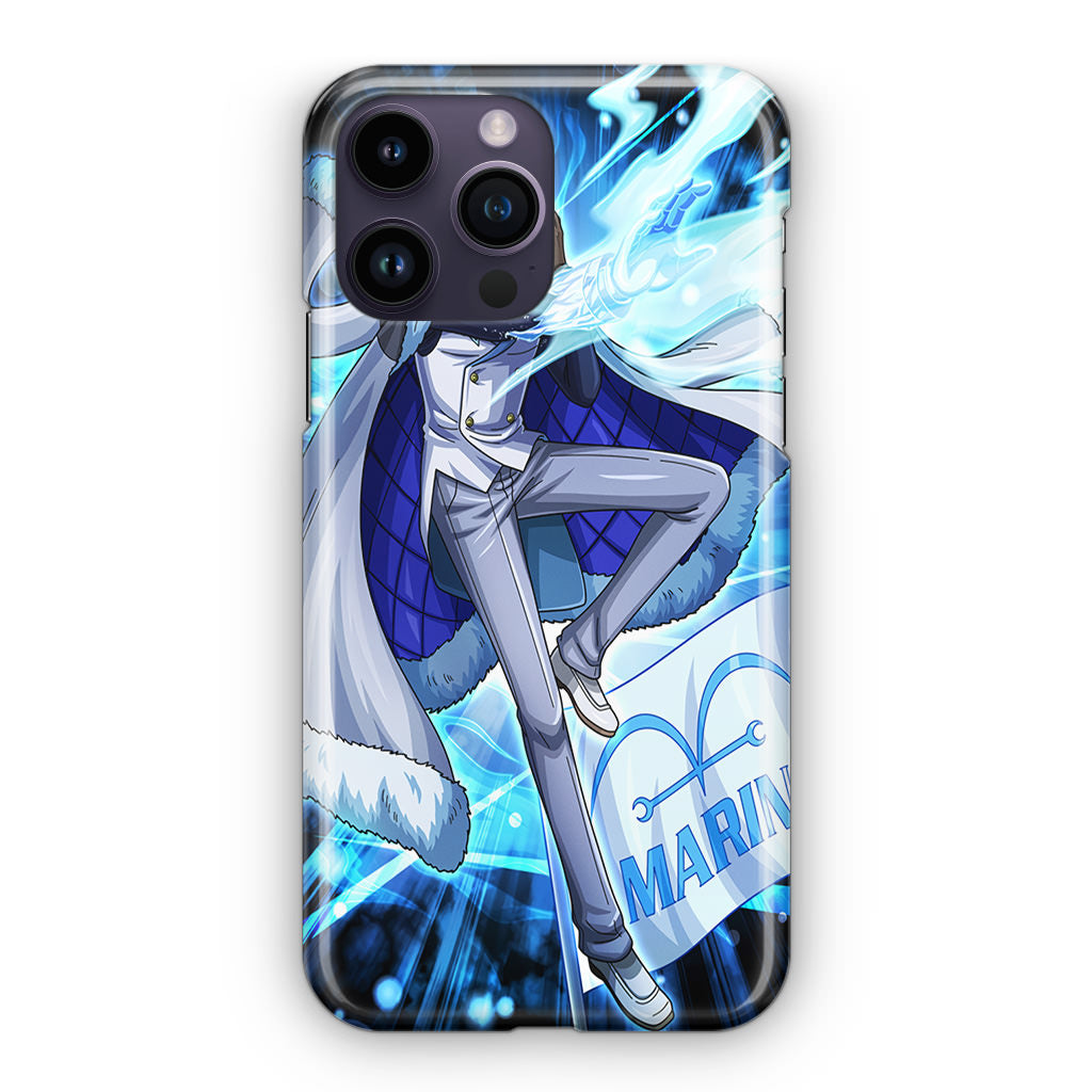 Marine Admiral Kuzan iPhone 15 Pro / 15 Pro Max Case
